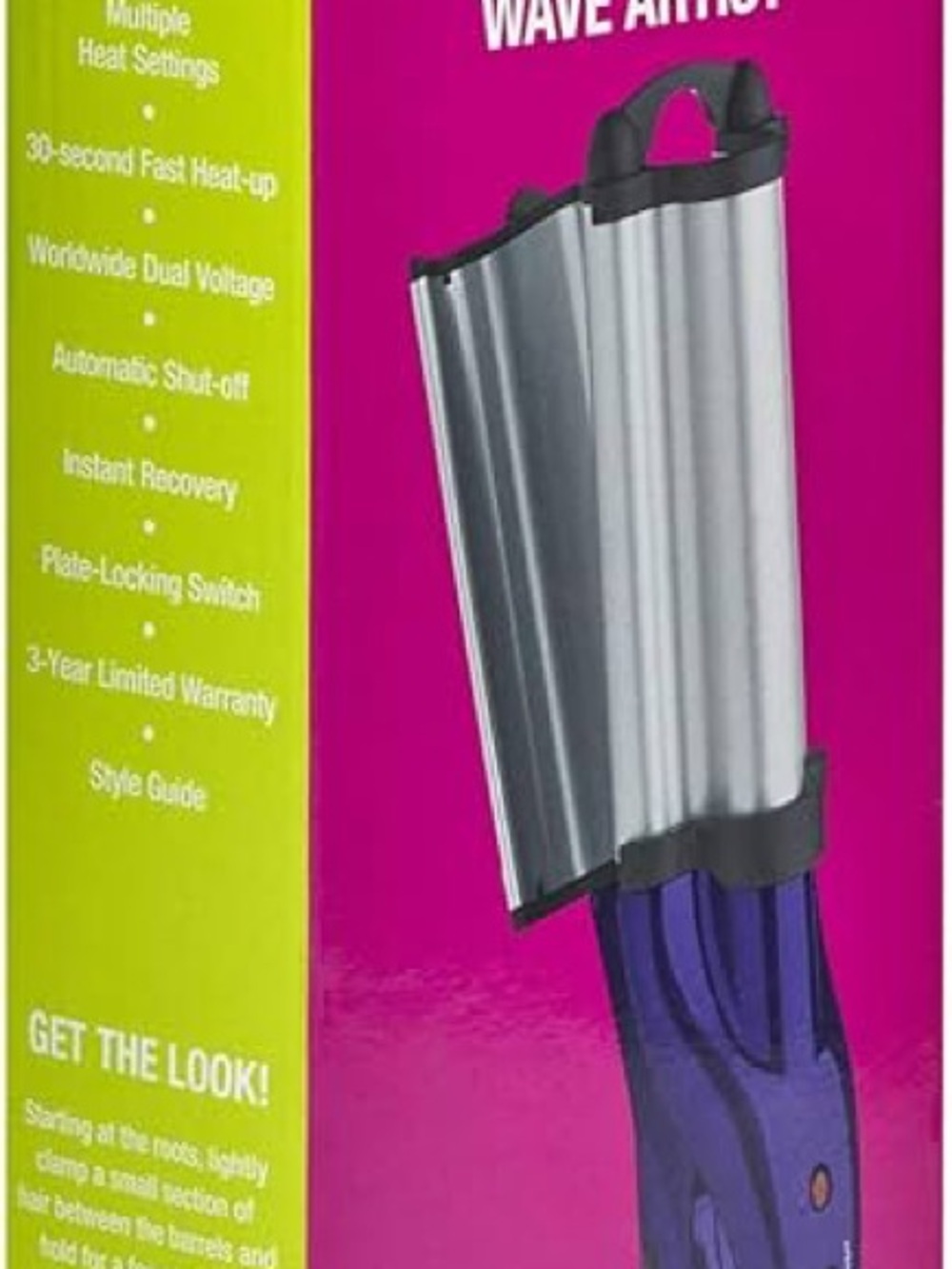 BedHead Wave Artist Crimper in Purple and Silver